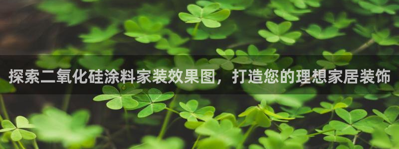 和记官方平台：探索二氧化硅涂料家装效果图，打造您的理想家居装饰