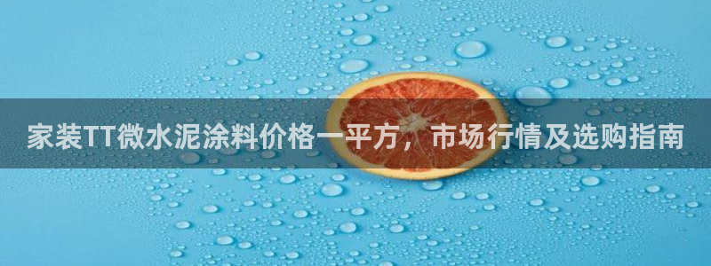 下载和记app：家装TT微水泥涂料价格一平方，市场行情及选购指南