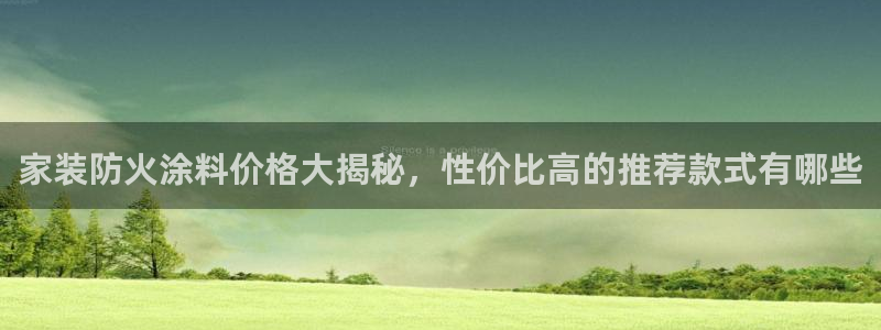 和记平台官网：家装防火涂料价格大揭秘，性价比高的推荐款式有哪些