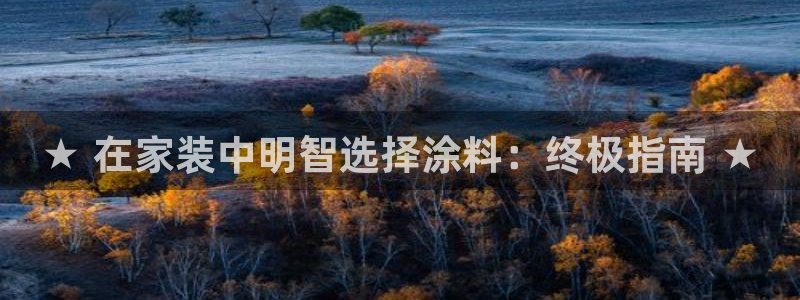 江苏和记数码科技有限公司：★ 在家装中明智选择涂料：终极指南 ★