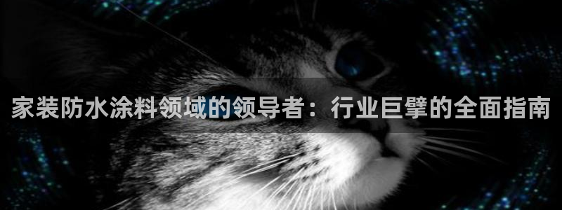 和记ag捕鱼害死多少人：家装防水涂料领域的领导者：行业巨擘的